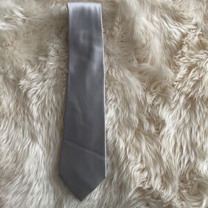 Statements Men’s Neck Tie Silver Gray